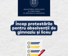 Încep pretestările pentru absolvenții de gimnaziu și liceu