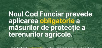Noul Cod funciar prevede reguli obligatorii pentru protecția terenurilor agricole, iar statul sprijină cu subvenții