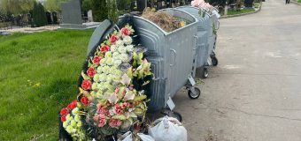 Regia „Autosalubritate” va asigura în mod operativ evacuarea deșeurilor din cimitirul „Sfântul Lazăr”