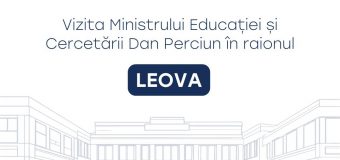 Dan Perciun astăzi se va afla la Leova