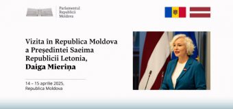 Președinta Parlamentului Letoniei vine în vizită în Republica Moldova