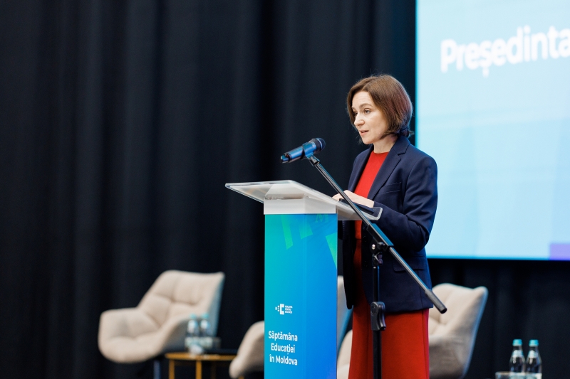 Maia Sandu, la deschiderea Săptămânii Educației: „Cu încredere și solidaritate, putem face din educație forța care modernizează Moldova”
