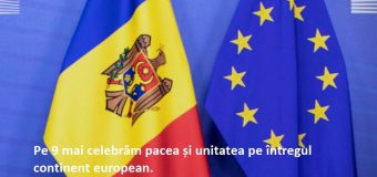 Președinta CCRM: Pe 9 mai celebrăm o zi cu o puternică încărcătură simbolică pentru Europa – ziua păcii și a unității