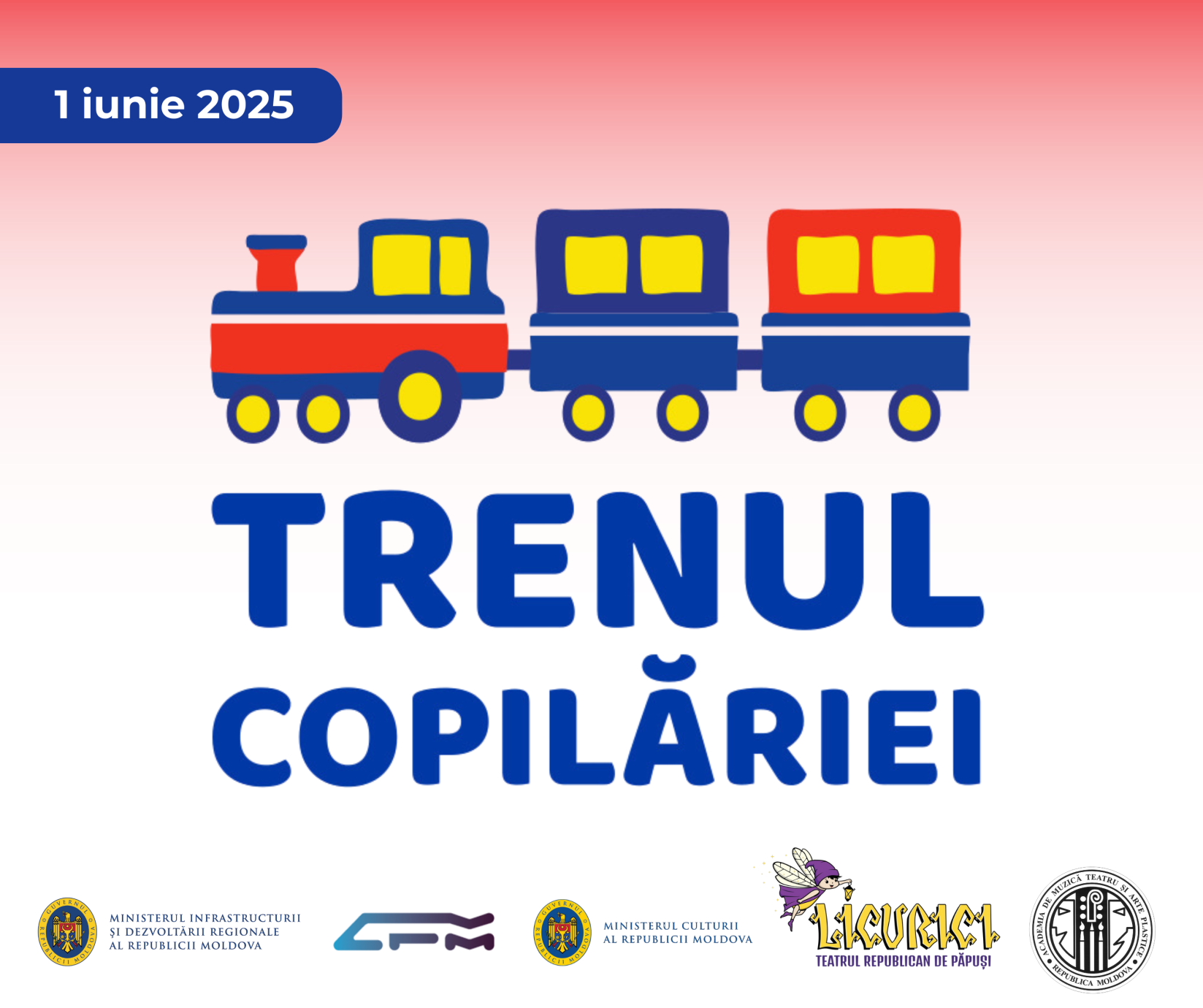 Eveniment special organizat de MIDR și CFM: Trenul Copilăriei