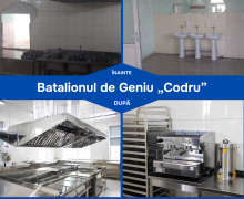 Sediul statului major al Batalionului geniu „Codru” a fost renovat