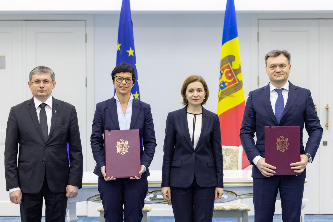 Acordul pentru Planul de creștere a Moldovei, semnat la Guvern