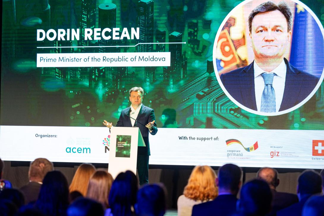 Dorin Recean a participat la Forumul industriei electronice din Republica Moldova