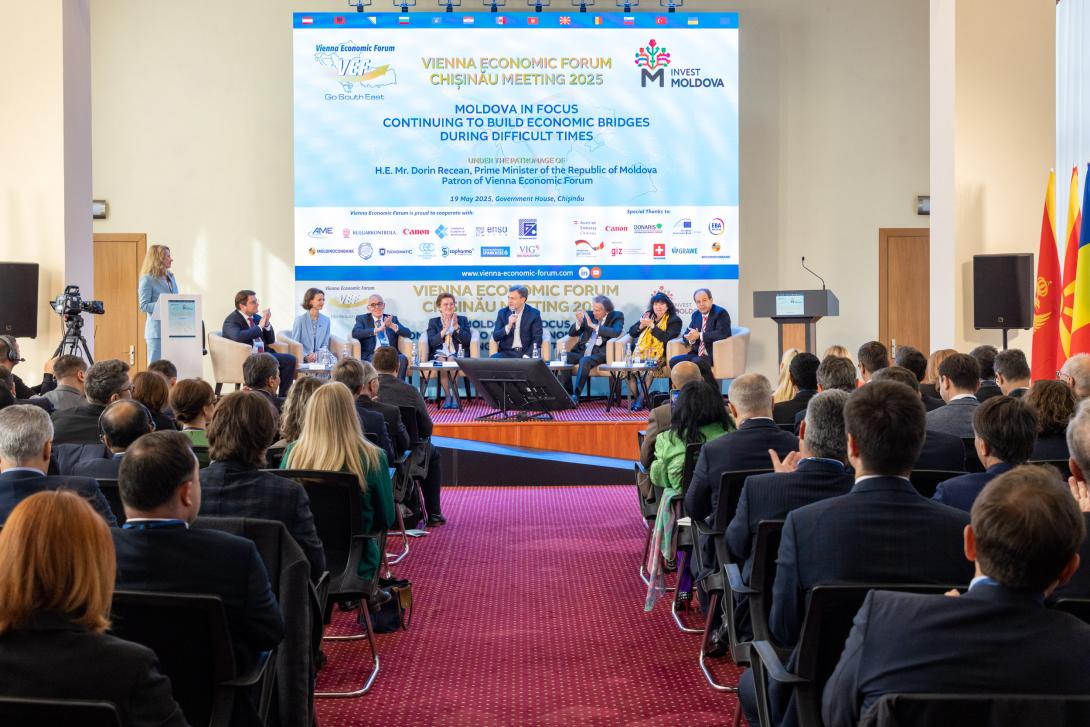 Dorin Recean a participat la Forumul Economic de la Viena, care s-a desfășurat la Chișinău