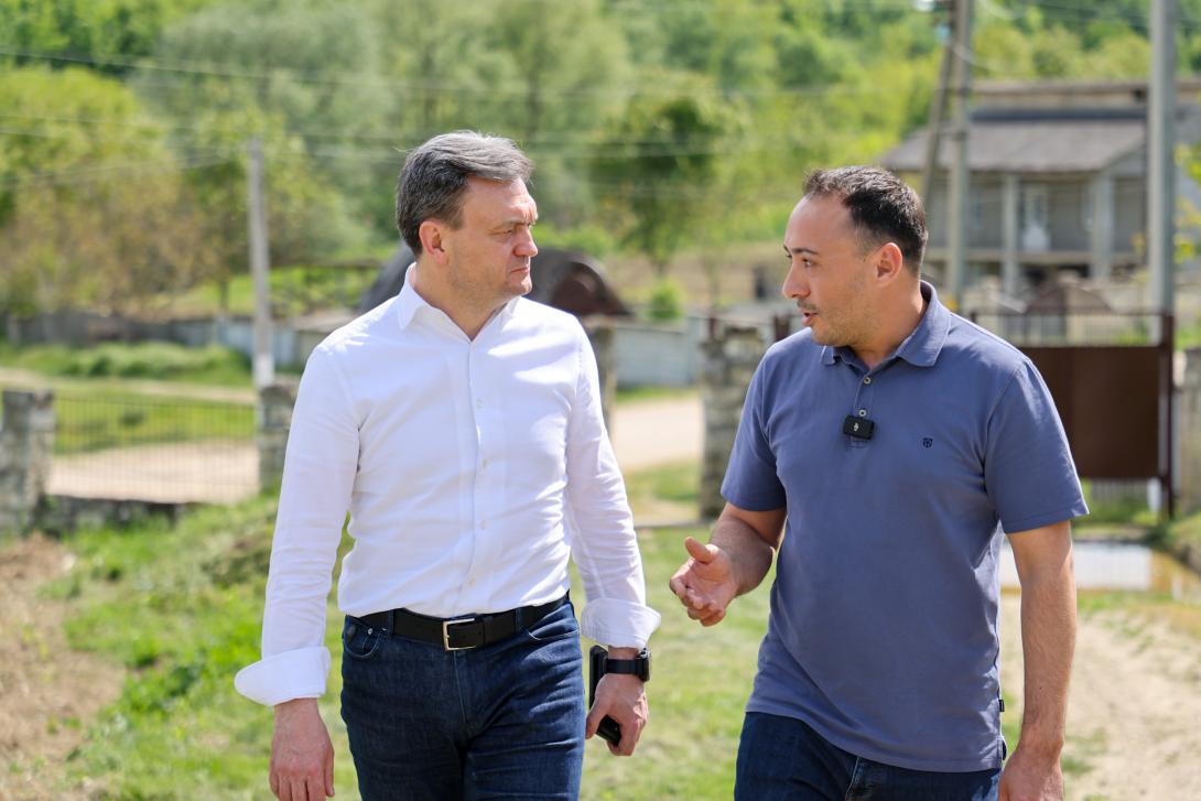 Dorin Recean a vizitat mai multe afaceri locale din raionul Călărași