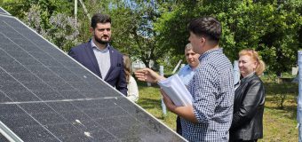 Panouri fotovoltaice la Pervomaisc. Vor reduce din consumul de energie a pompelor ce alimentează locuitorii cu apă potabilă