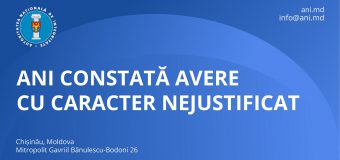 ANI va solicita restituirea a mai mult de 1 milion 860 mii lei în folosul statului