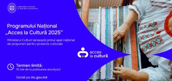 Ministerul Culturii lansează apelul de propuneri pentru Programului Național „Acces la cultură 2025”