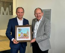 Ion Ceban, în Germania. A discutat cu primarul orașului Mannheim: Orașul care a susținut Chișinăul cu mai multe tranșe de ajutoare umanitare în perioada COVID, dar și pentru susținerea refugiaților