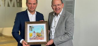 Ion Ceban, în Germania. A discutat cu primarul orașului Mannheim: Orașul care a susținut Chișinăul cu mai multe tranșe de ajutoare umanitare în perioada COVID, dar și pentru susținerea refugiaților