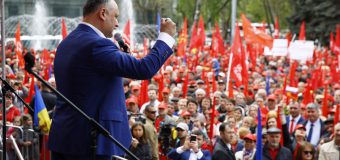 (VIDEO) PSRM desfășoară Marșul Solidarității Oamenilor Muncii