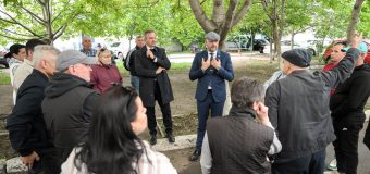 Vladimir Bolea a vizitat zona unde urmează a fi construită o rețea de canalizare modernă din orașul Codru, mun. Chișinău