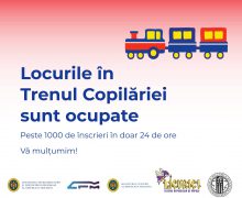 „Trenul Copilăriei” – peste 1 000 de solicitări de participare. „Toate locurile au fost ocupate”