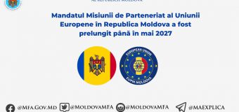 Mandatul Misiunii de Parteneriat al Uniunii Europene în Republica Moldova a fost prelungit până în mai 2027