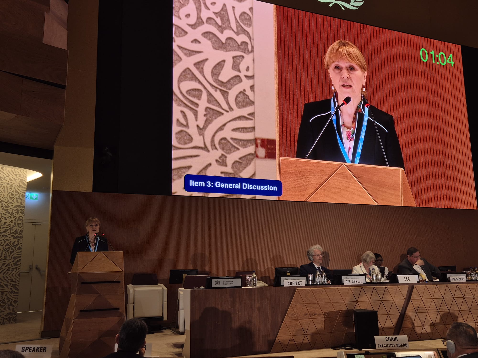 Ala Nemerenco, la Adunarea Mondială a Sănătății, a prezentat progresele Republicii Moldova în domeniu