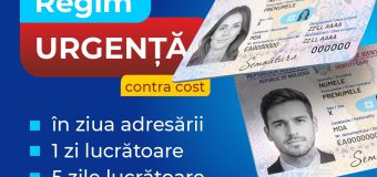 Cetățenii pot solicita perfectarea cărții de identitate la urgență