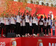Milsami Orhei, premiată pentru titlul de campioană a Moldovei