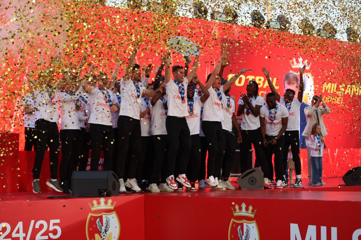 Milsami Orhei, premiată pentru titlul de campioană a Moldovei