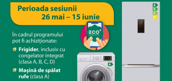 Programul EcoVoucher susține alte 6.578  de familii să înlocuiască electrocasnicele vechi cu aparate eficiente energetic