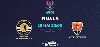 Fotbal feminin. Finala Cupei Moldovei. Agarista – Nistru-Cioburciu. Avancronică