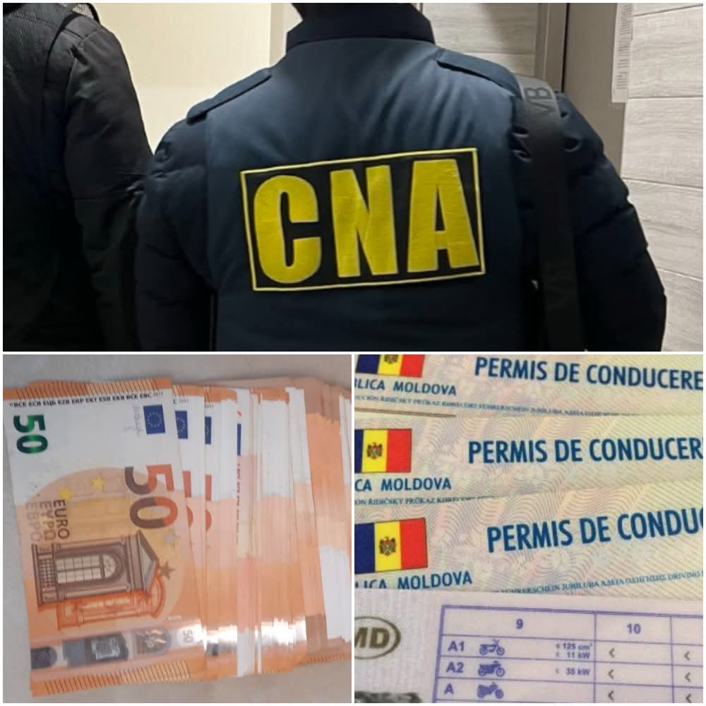 1000 de euro pentru un permis de conducere. Un bărbat din Hîncești a fost reținut de CNA