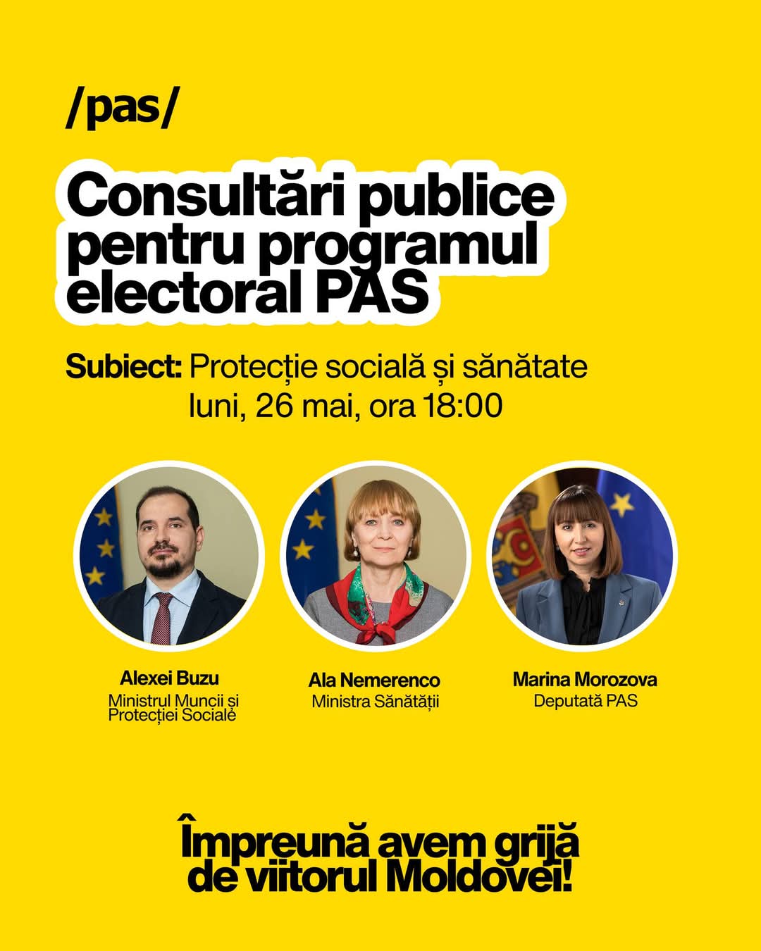 PAS a început consultările pentru elaborarea programului electoral la alegerile parlamentare