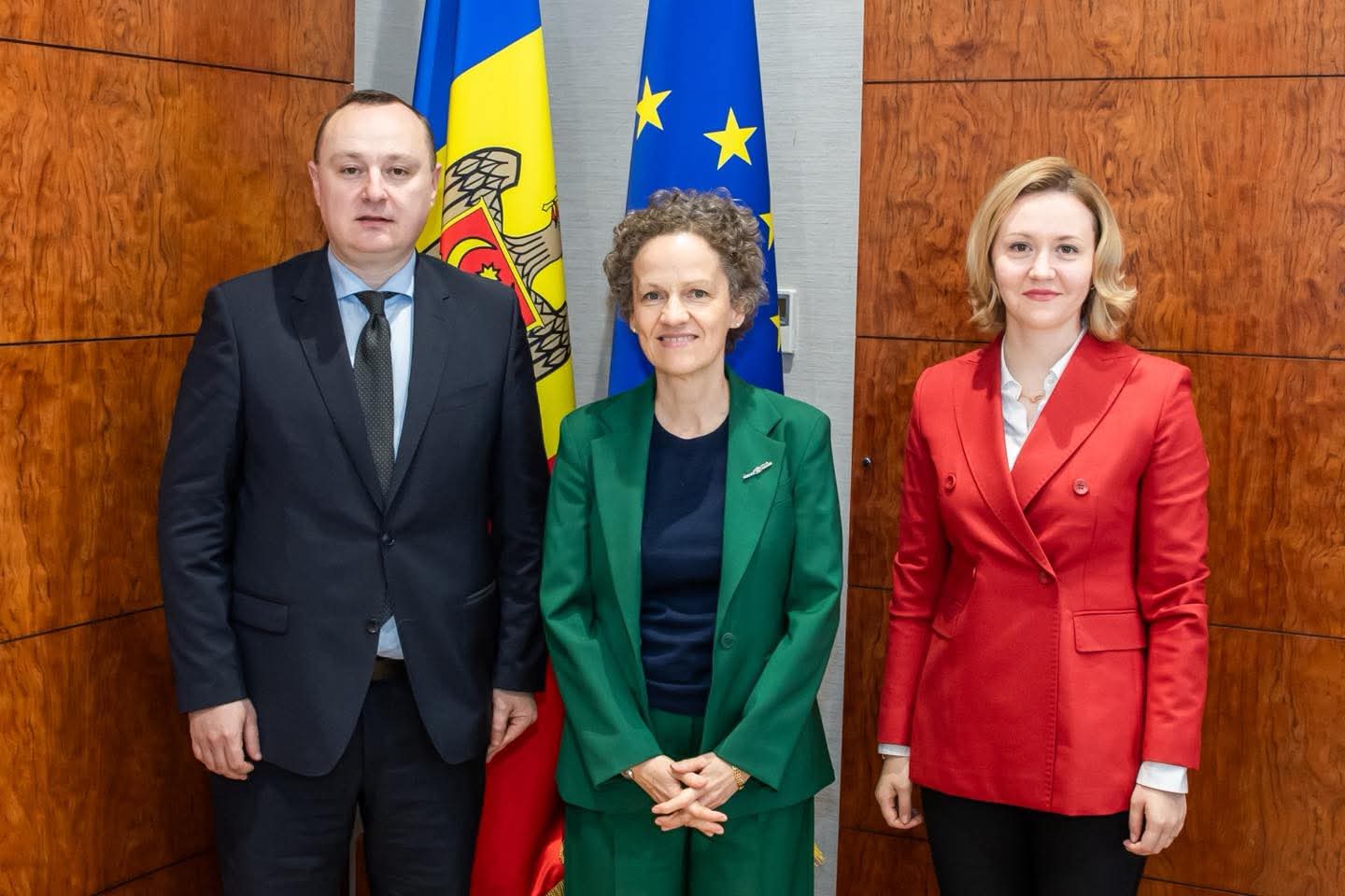 Vlad Batrîncea și Olga Cebotari s-au întâlnit cu ambasadorul Franței, Dominique Waag