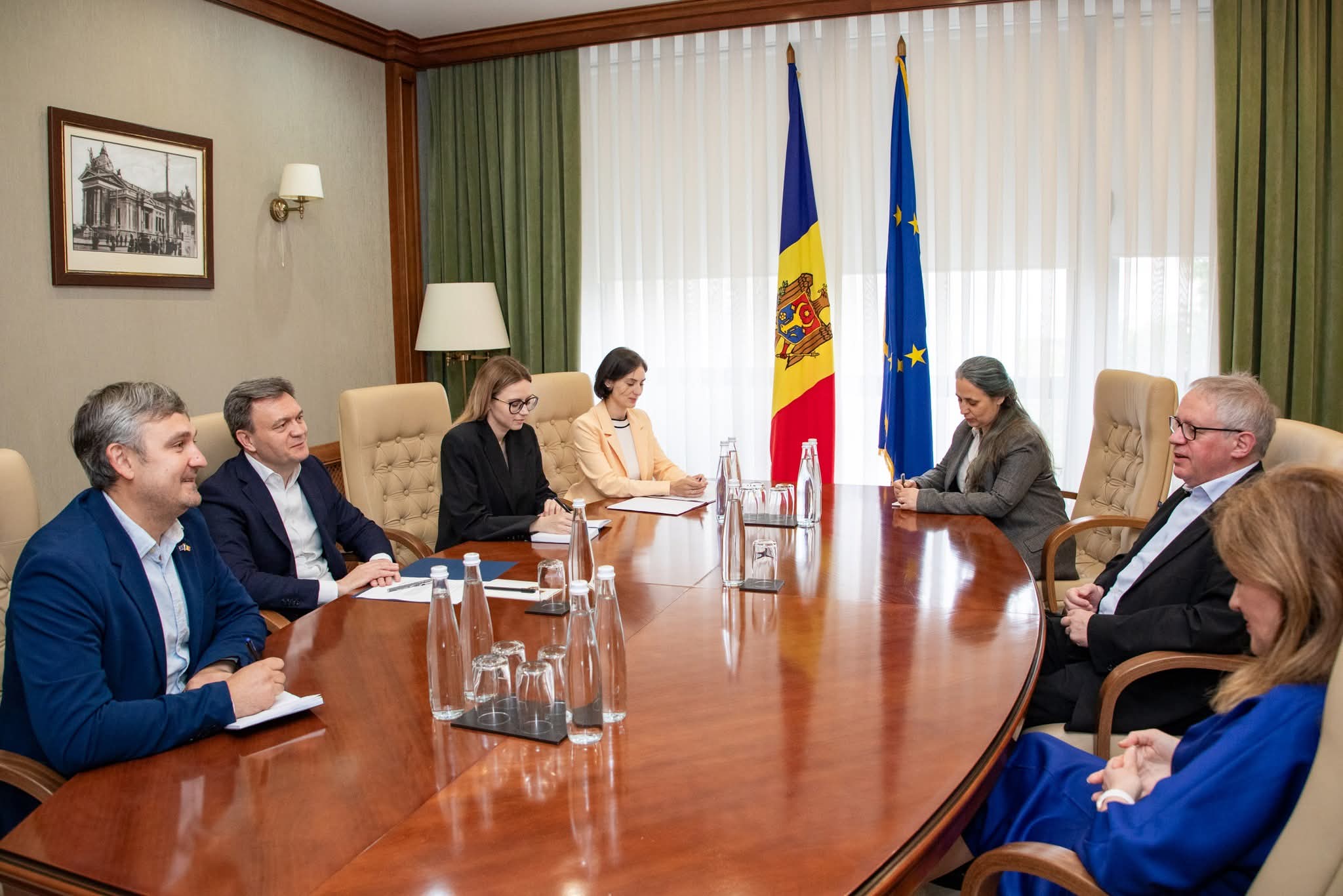Dorin Recean a avut o întrevedere cu coraportorii APCE pentru Moldova