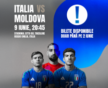 Atenție! Biletele pentru meciul Italia – Moldova se vând până pe 2 iunie