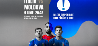 Atenție! Biletele pentru meciul Italia – Moldova se vând până pe 2 iunie