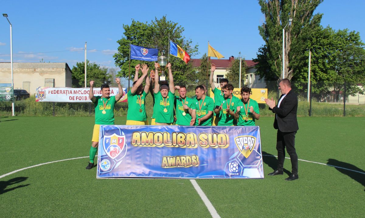 Amoliga Sud. FC Cantemir este campioana ediției 2024/25 a Campionatului Regional de socca