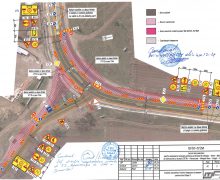 Încep lucrările de amenajare a unui sens giratoriu pe drumul Chișinău-Orhei-Bălți