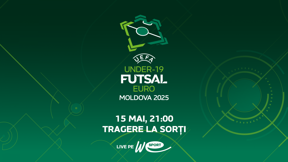 Tragerea la sorți pentru EURO 2025 la futsal va avea loc pe 15 mai, la Chișinău