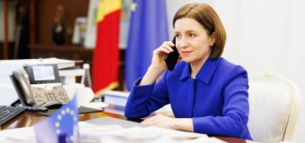Maia Sandu a avut o primă convorbire telefonică cu Președintele ales al României