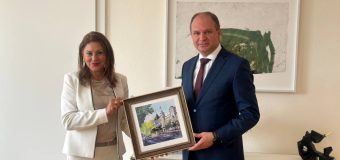 Ion Ceban la discuții cu primarul orașului Frankfurt. Au stabilit un plan de acțiuni pentru activități comune