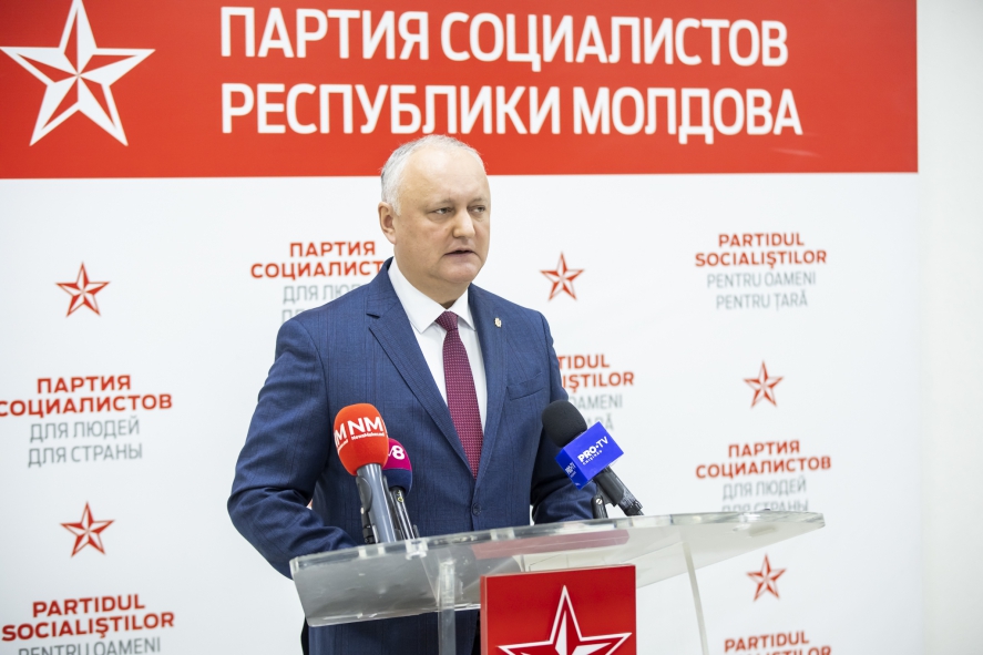 Igor Dodon: Socialiștii dau start unei campanii de informare în care vor promova ideea de Suveranitate și Interes Național