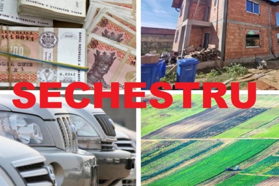 Sechestre de 23.500.000 de lei pe bunurile a 15 învinuiți din Chișinău și Cahul, aplicate de ARBI a CNA la solicitarea PCCOCS