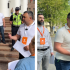 Activiștii Partidului Republican „Inima Moldovei” au întâmpinat deputații PAS în fața Parlamentului cu „amenzi populare”