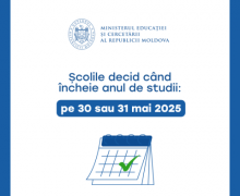 Școlile decid când încheie anul de studii: pe 30 sau 31 mai 2025