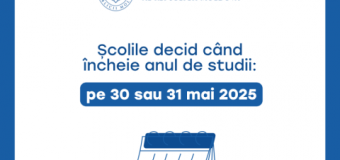 Școlile decid când încheie anul de studii: pe 30 sau 31 mai 2025