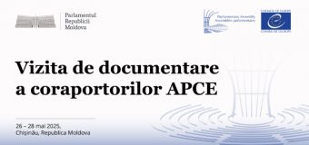 Coraportorii APCE pentru Republica Moldova efectuează o vizită de documentare în țara noastră