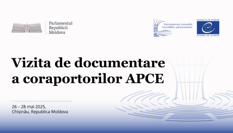 Coraportorii APCE pentru Republica Moldova efectuează o vizită de documentare în țara noastră