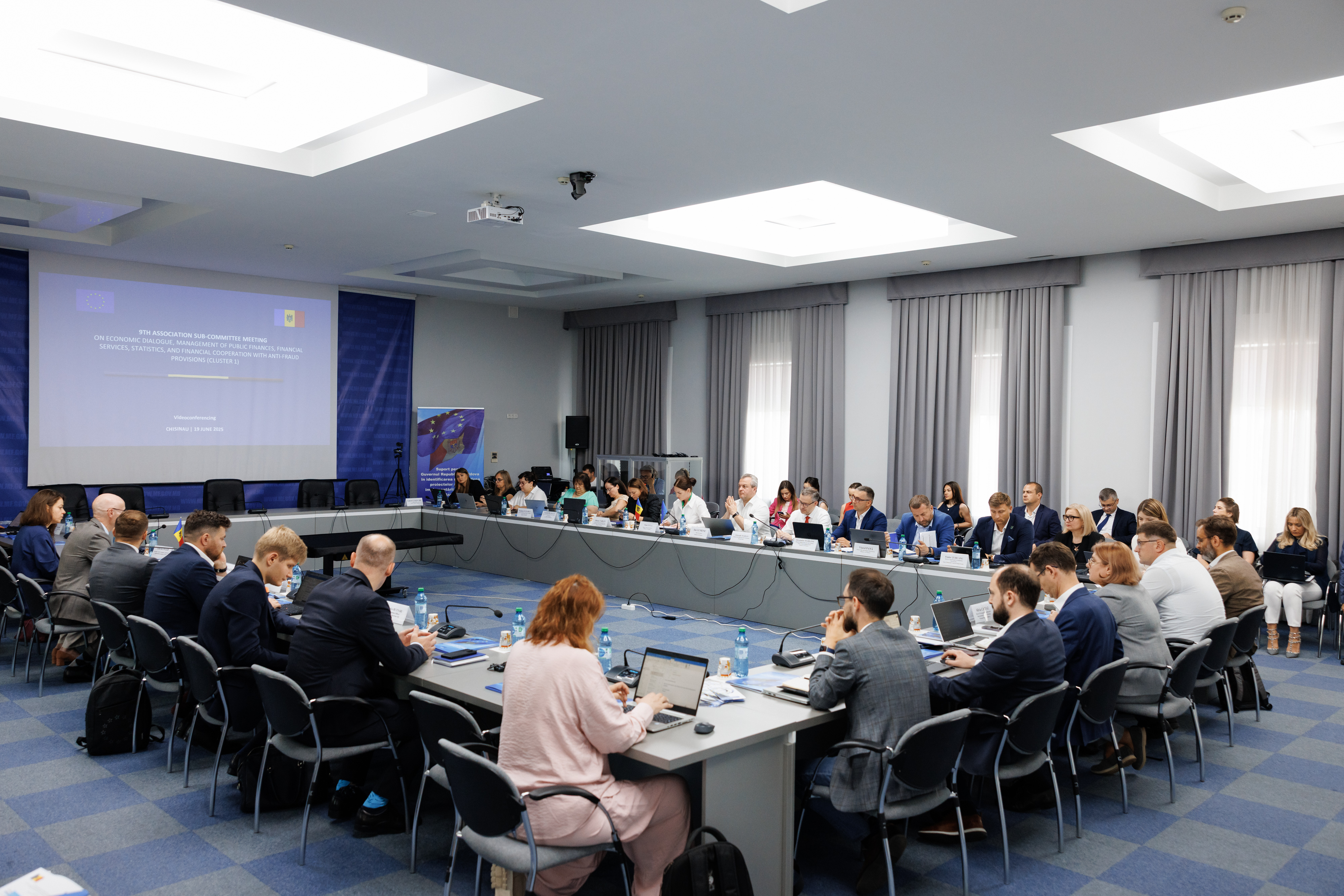 Ministerul Finanțelor a găzduit cea de-a 9-a reuniune a Sub-comitetului de asociere Republica Moldova – Uniunea Europeană