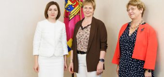 Maia Sandu s-a întâlnit cu senatoare din Grupul de prietenie Moldova–Franța