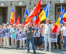 PSRM a protestat la MAI