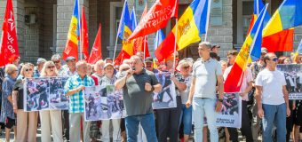 PSRM a protestat la MAI